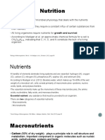 Microbial Growth and Nutrition