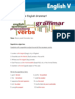 Let's Work On English Grammar!: Name: Mayra Yanela Fernandez Leon