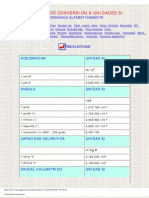 Factores de Conversion Total