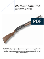 Model 1897 Pump Shotgun: Instruction Manual