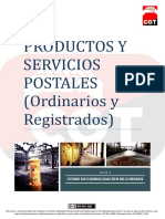 #TemarioCGT2020 T1 Productos y Servicios Postales (Ordinarios y Registrados) PDF Licencia - 0