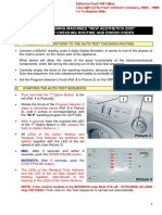 Candy Washing Machines "New Aesthetics 2005" Auto-Test Checking Routine and Error Codes