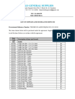 Supply Schedule 2