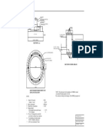 Section A-A: Wind Speed 44 M/s Foundation Details of 90KL O.H.S.R 12.75M STG SBC Soil 10 T/M