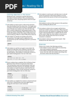 Teacher's Notes - Reading File 6: Learning Objectives in This Lesson