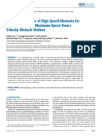 Collision Avoidance of High-Speed Obstacles For Mobile Robots Via Maximum-Speed Aware Velocity Obstacle Method