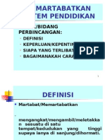 Memartabatkan Sistem Pendidikan