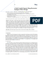 Electronics: Application of A Stub-Loaded Square Ring Resonator For Wideband Bandpass Filter Design