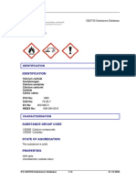 MSDS - Calcium Carbide