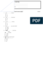 Ending Test Basic Level: Student Name Group/Class Date Score