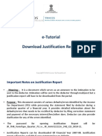 E Tutorial JustificationReport