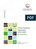 5-Year Planning Statement 2019-2023 (Electricity)