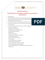 Registration Requirments of Animal Derived Non Medicated Products