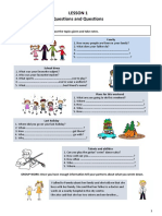 Lesson 1 Questions and Questions