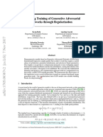 Stabilizing Training of Generative Adversarial Networks Through Regularization