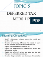 Topic 5 Deferred Tax