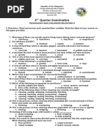 3 Quarter Examination: Technology and Livelihood Education 9 I