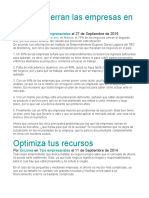 Por Qué Cierran Las Empresas en México