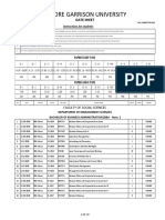 Updated Date Sheet