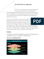 VIRTUALIZATION-Basics & Applications: Abstract