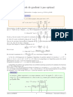 Methode Gradient Optimal