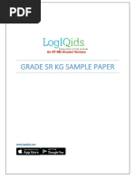 LogIQids - SR KG Sample Paper PDF