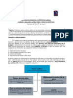 GUÍA DE CONTENIDOS 2 - UNIDAD 1 - Tercero