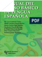 Manual Del Curso Básico de Lengua Española - Con Índice PDF