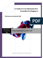 Understand Shell and Rib Feature - Creo Elements Pro