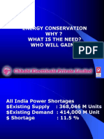 Energy Conservation Why ? What Is The Need? Who Will Gain ?