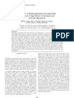 A Study of Rolling-Element Bearing Fault Diagnosis Using Motor's Vibration and Current Signatures