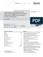 Proportional Directional Control Valve, Pilot Operated With On-Board Electronics (OBE) and Inductive Position Transducer