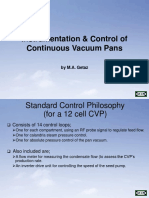 Instrumentation & Control of Continuous Vacuum Pans: by M.A. Getaz