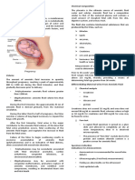 Amniotic Fluid Physiology Chemical Composition