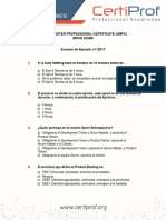 Mock Exam No. 1 - Scrum Master Professional Certificate (SMPC) Nov17 Sin Respuestas