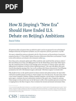 How Xi Jinping's "New Era" Should Have Ended U.S. Debate On Beijing's Ambitions