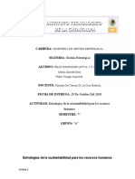 Estrategias de La Sustentabilidad para Los Recursos Humanos