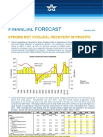 Financial Forecast: Strong But Cyclical Recovery in Profits