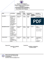 Department of Education: Lac Plan