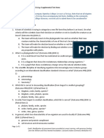 Openstax College Concepts of Biology Supplemental Test Items Chapter 12: Diversity of Life