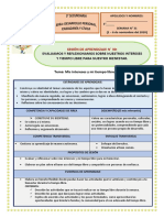 3° SEMANA 31 DPCC. GUÍA DE ACTIVIDADES DE APRENDIZAJE. DOCENTES FELIPA y BLANCA