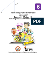 Technology and Livelihood Education: Quarter 2 - Module 10