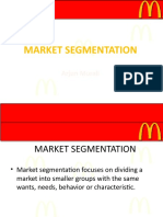 Market Segmentation: Arjun Murali