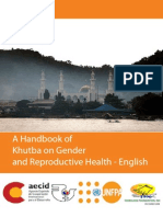 A Handbook of Khutba On Gender and Reproductive Health - English