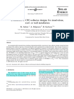 Evaluation of CPC-collector Designs For Stand-Alone, Roof-Or Wall Installation