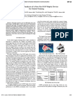 Design and Analysis of A New Six-DOF Haptic Device For Dental Training