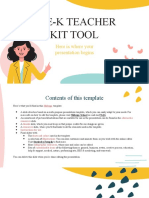 PRE-K TEACHER KIT TOOL by Slidesgo