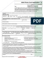 NSW Photo Card Application A: Important Customer Information