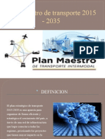 Plan Maestro de Transporte 2015 - 2035