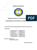 Mekelle University: Automatic Wott Cooking Machine Based On Micro PLC